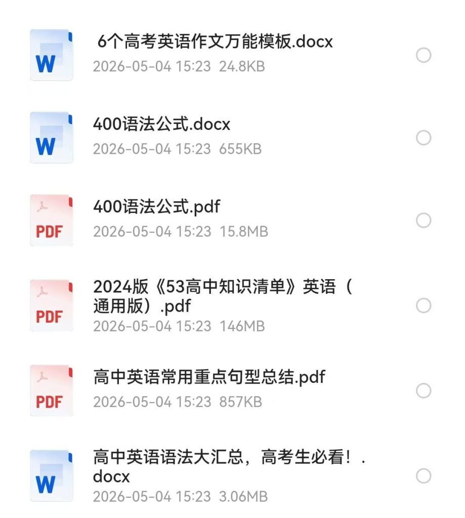 英语语法公式大全 400 条 清华学霸归纳 易学易记_秘匣阁